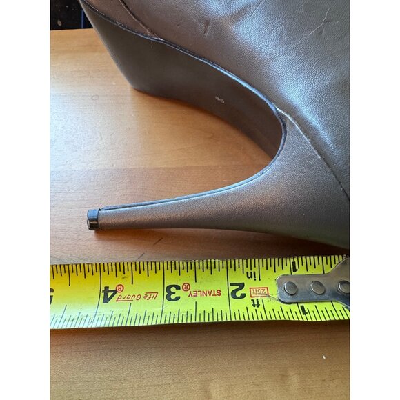 Audrey Brooke Taupe Stiletto Ankle Boots size 8 womens Grayish Brown 4+ in heel - Picture 13 of 16